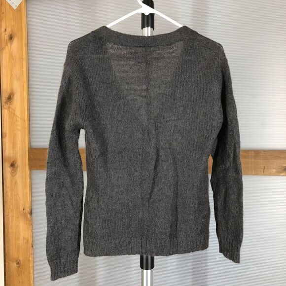 Aritzia TNA Wool Mohair Dark Grey Button Cardigan Sz XS‎ - Picture 7 of 10
